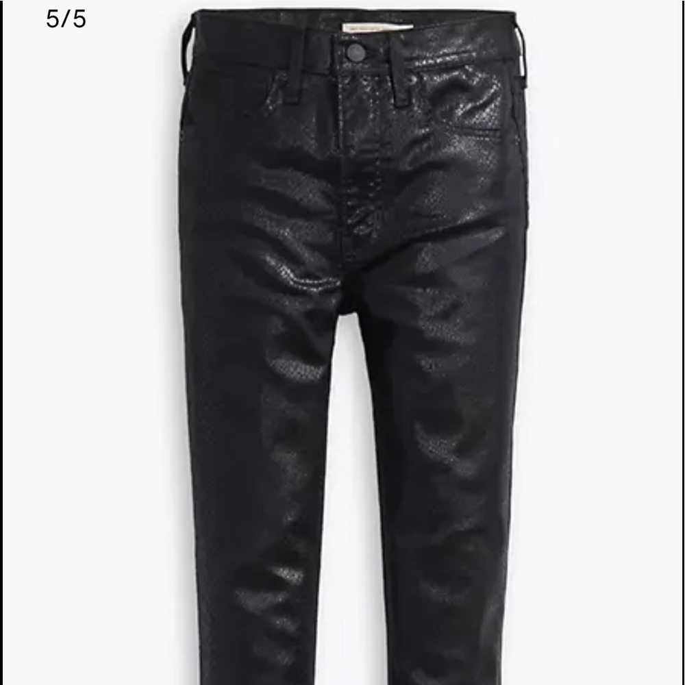 Levi's HIGH ANKLE SNAKE PRINT SKINNY JEANS